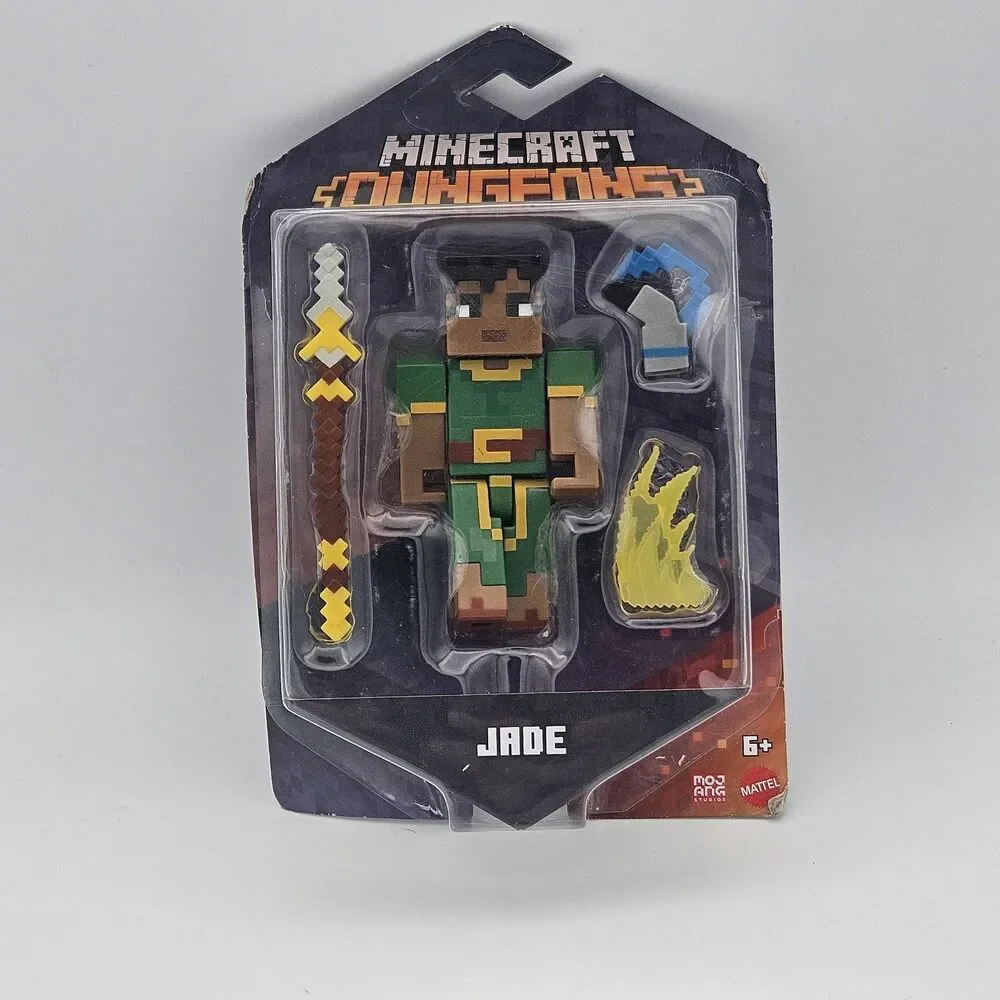 Minecraft Alex Jade Dungeons Mattel Figure Lot Nether Mini Figures New
